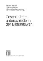 Tapa de Geschlechterunterschiede in der Bildungswahl