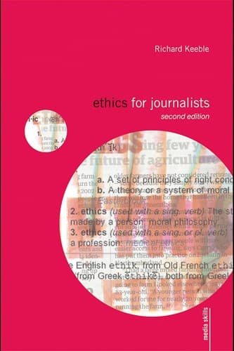 Tapa de Ethics for journalists