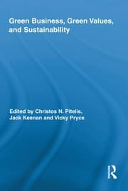Tapa de Green business, green values, and sustainability