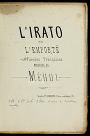 Tapa de L'irato, ou, L'emporté