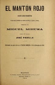 Tapa de El manto n rojo