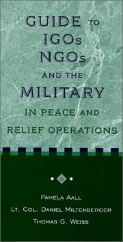 Tapa de Guide to IGOs, NGOs, and the military in peace and relief operations
