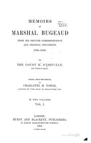Tapa de Memoirs of Marshal Bugeaud