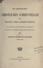 Tapa de Koptisch-gnostische Schriften