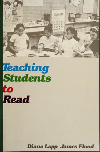 Tapa de Teaching students to read