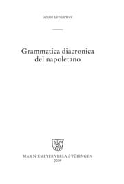 Tapa de Grammatica diacronica del napoletano