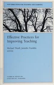 Tapa de Effective Practices for Improving Teaching (New Directions for Teaching and Learning, No 48)