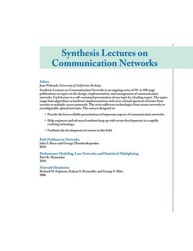 Tapa de Path problems in networks