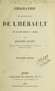Tapa de Géographie du département de l'Hérault