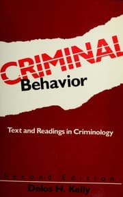 Tapa de Criminal Behavior Text and Readings in Criminology