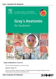 Tapa de Gray's Anatomie fu r Studenten