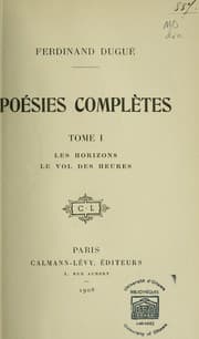 Tapa de Poésies complètes