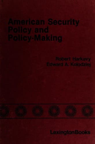 Tapa de American security policy and policy-making