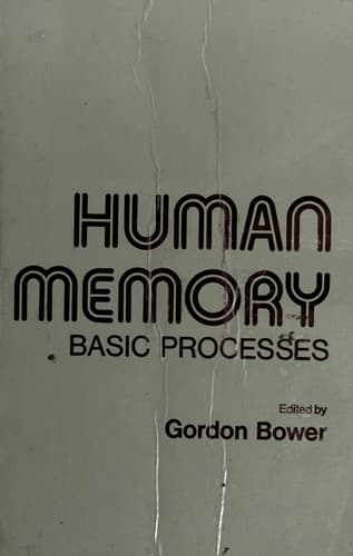 Tapa de Human memory
