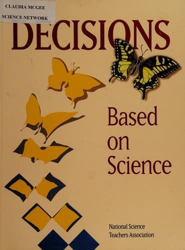 Tapa de Decisions based on science
