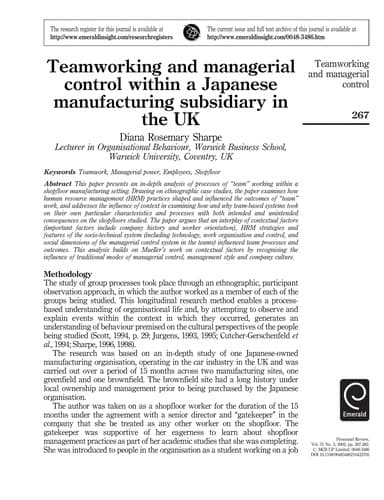 Tapa de Issues in teamworking