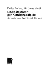Tapa de Erfolgsfaktoren Der Kanzleinachfolge