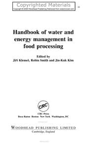 Tapa de Handbook of water and energy management in food processing