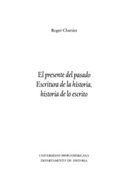 Tapa de El presente del pasado