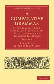 Tapa de A comparative grammar of the Sanscrit, Zend, Greek, Latin, Lithuanian, Gothic, German, and Sclavonic languages