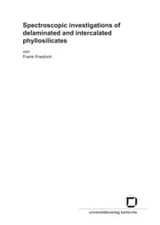 Tapa de Spectroscopic investigations of delaminated and intercalated phyllosilicates