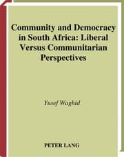 Tapa de Community and democracy in South Africa