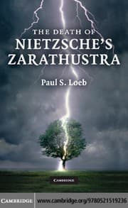 Tapa de The death of Nietzsche's Zarathustra
