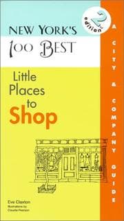 Tapa de New York's 100 best little places to shop