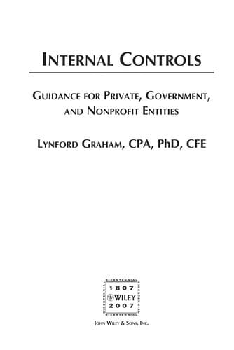 Tapa de Internal controls