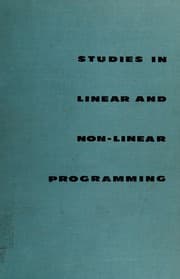 Tapa de Studies in linear and non-linear programming