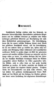 Tapa de Naturalismus, Nihilismus, Idealismus in der russischen Dichtung; Literar ..