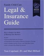 Tapa de Family child care legal and insurance guide