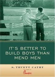 Tapa de It's better to build boys than mend men