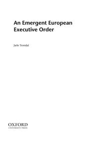 Tapa de An emergent European executive order