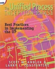 Tapa de The Unified process inception phase