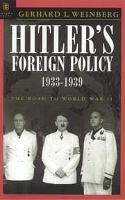 Tapa de Hitler's Foreign Policy 1933-1939