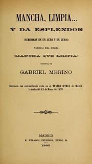 Tapa de Mancha, limpia-- y da esplendor