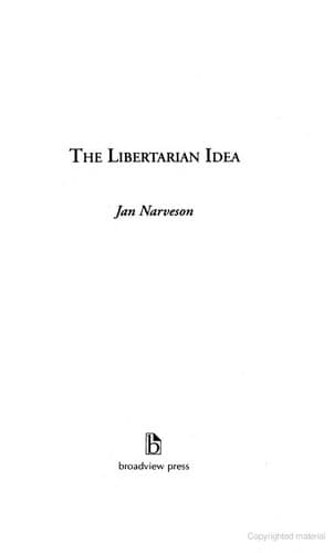 Tapa de The libertarian idea