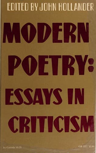 Tapa de Modern Poetry