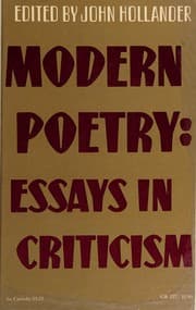 Tapa de Modern Poetry