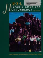 Tapa de U X L Hispanic American chronology