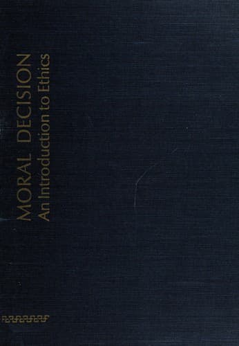Tapa de Moral decision