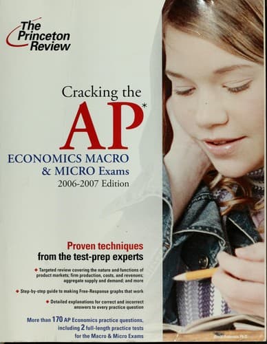 Tapa de Cracking the AP economics macro & micro exams