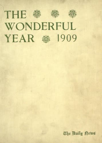 Tapa de The wonderful year 1909