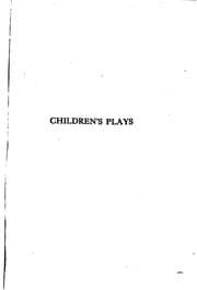 Tapa de Children's plays