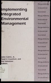 Tapa de Implementing integrated environmental management