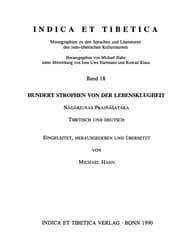 Tapa de Hundert Strophen von der Lebensklugheit Nāgarjunas Prajñāśatka, Tibetisch and Deutsch