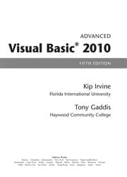 Tapa de Advanced visual basic 2010