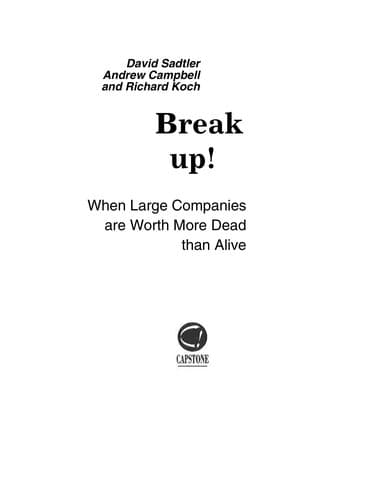 Tapa de Break up!