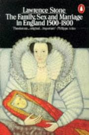 Tapa de Family, Sex and Marriage in England